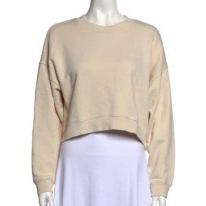 [SOLD] MATE the label Fleece Crop Long Sleeve Sweatshirt
